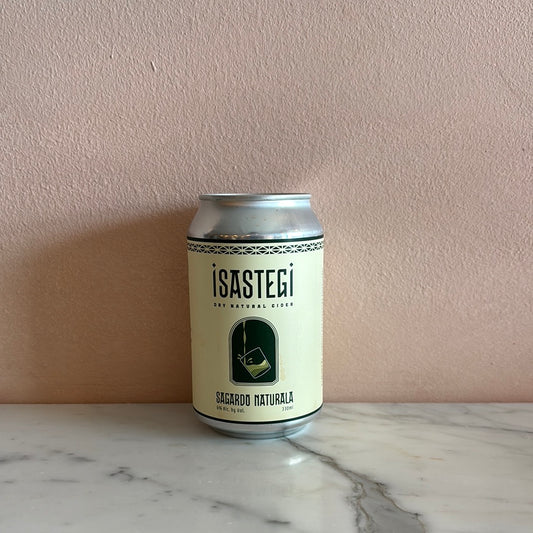 Isastegi "Sagardo Naturala" Cider, Basque Country, Spain, Single Cans