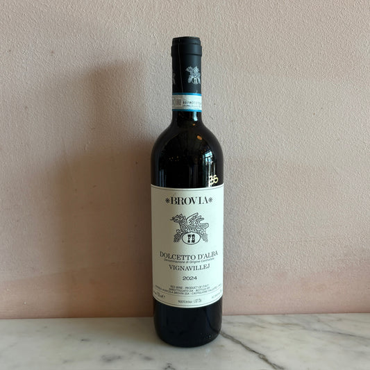 Brovia "Vignavillej" Dolcetto d'Alba, Piedmont, Italy 2024