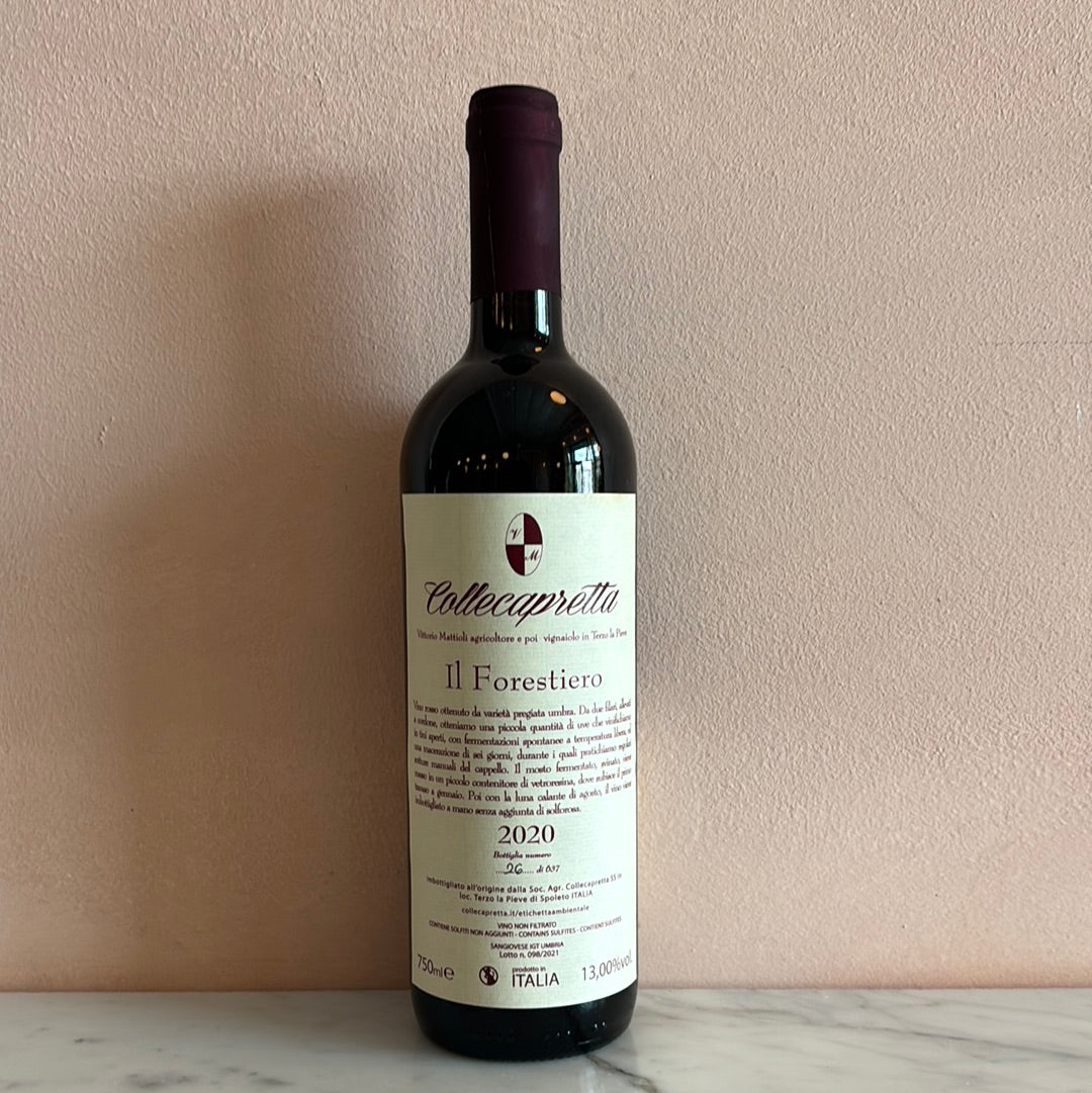 Collecapretta "Il Forestiero" Sagrantino, Umbria, Italy 2020