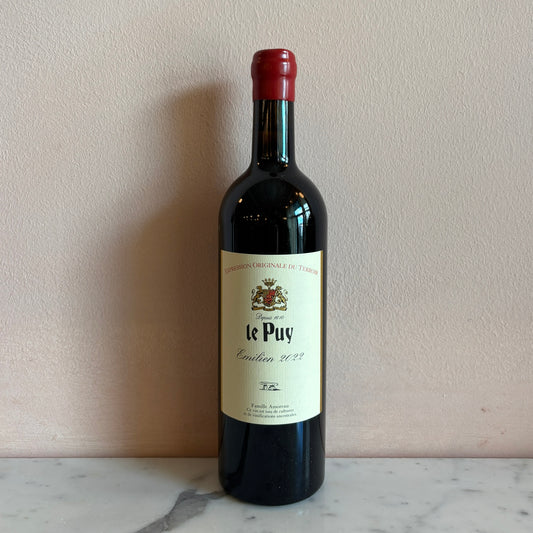 Château Le Puy "Emilien" Vin de France Rouge, Bordeaux, France 2022