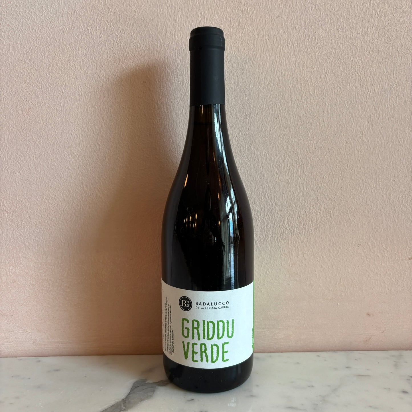 Badalucco de la Iglesia Garcia "Griddu Verde" Sicily, Italy 2020