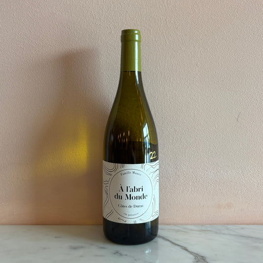 Domaine Mauro Guicheney "À l’abri du Monde" Côtes de Duras Blanc, Duras, France 2019