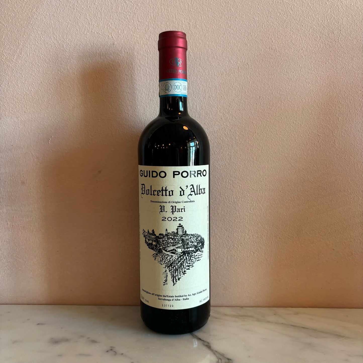 Guido Porro "Vigna Pari" Dolcetto d'Alba, Piedmont, Italy 2022