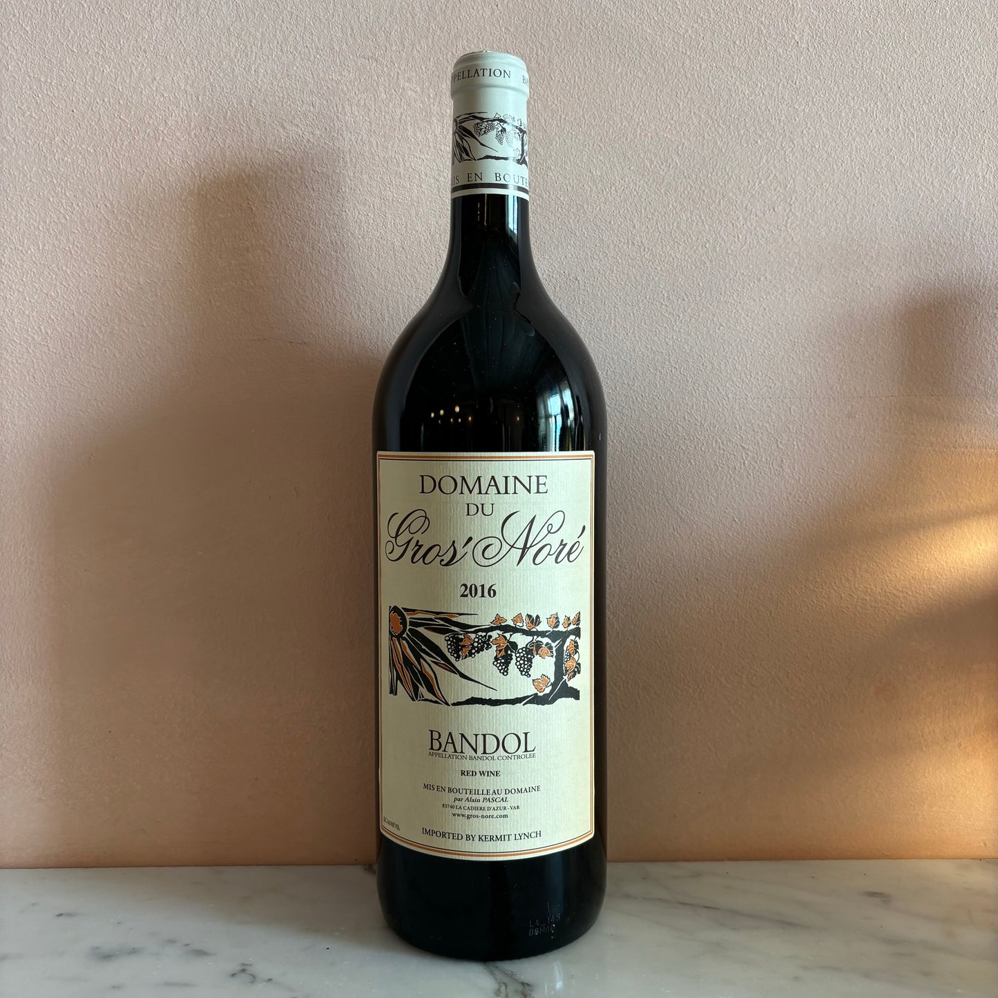 MAGNUM Domaine du Gros 'Noré "Bandol Rouge" Mourvedre, Provence, France 2016