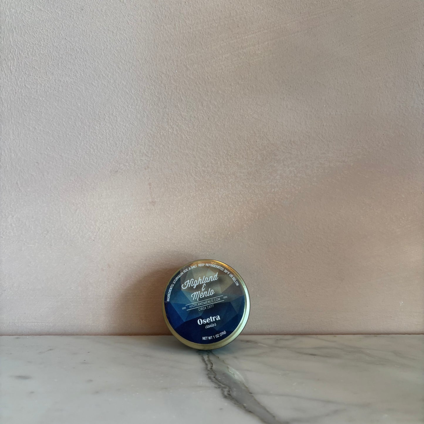 Highland and Menlo Classic Osetra Caviar 30g