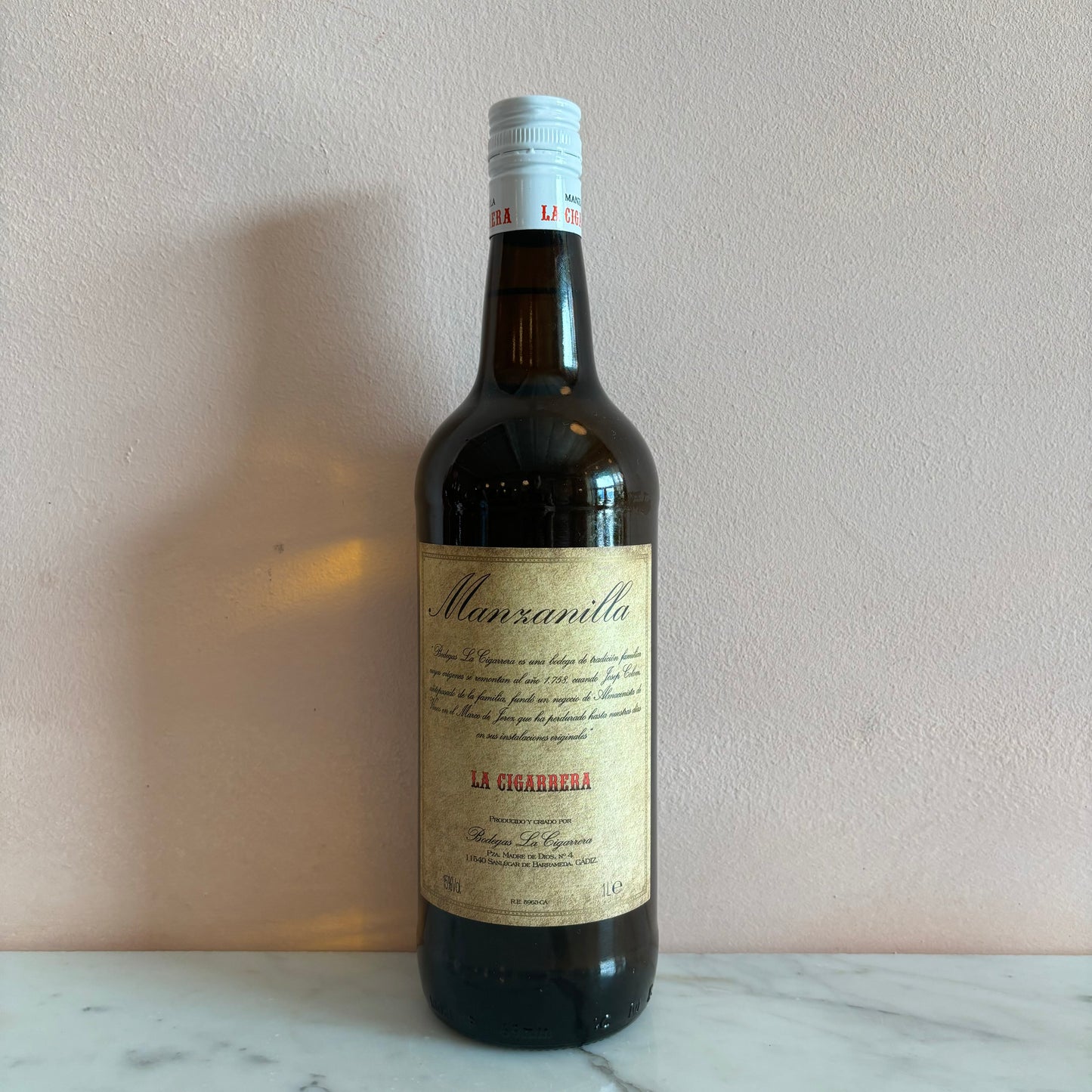 La Cigarerra "Manzanilla" Sherry 1L, Sanlúcar de Barrameda, Spain NV