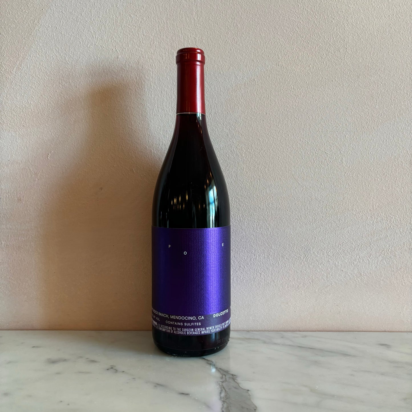 Poe Wines "Dolcetto" Mendocino, California 2022