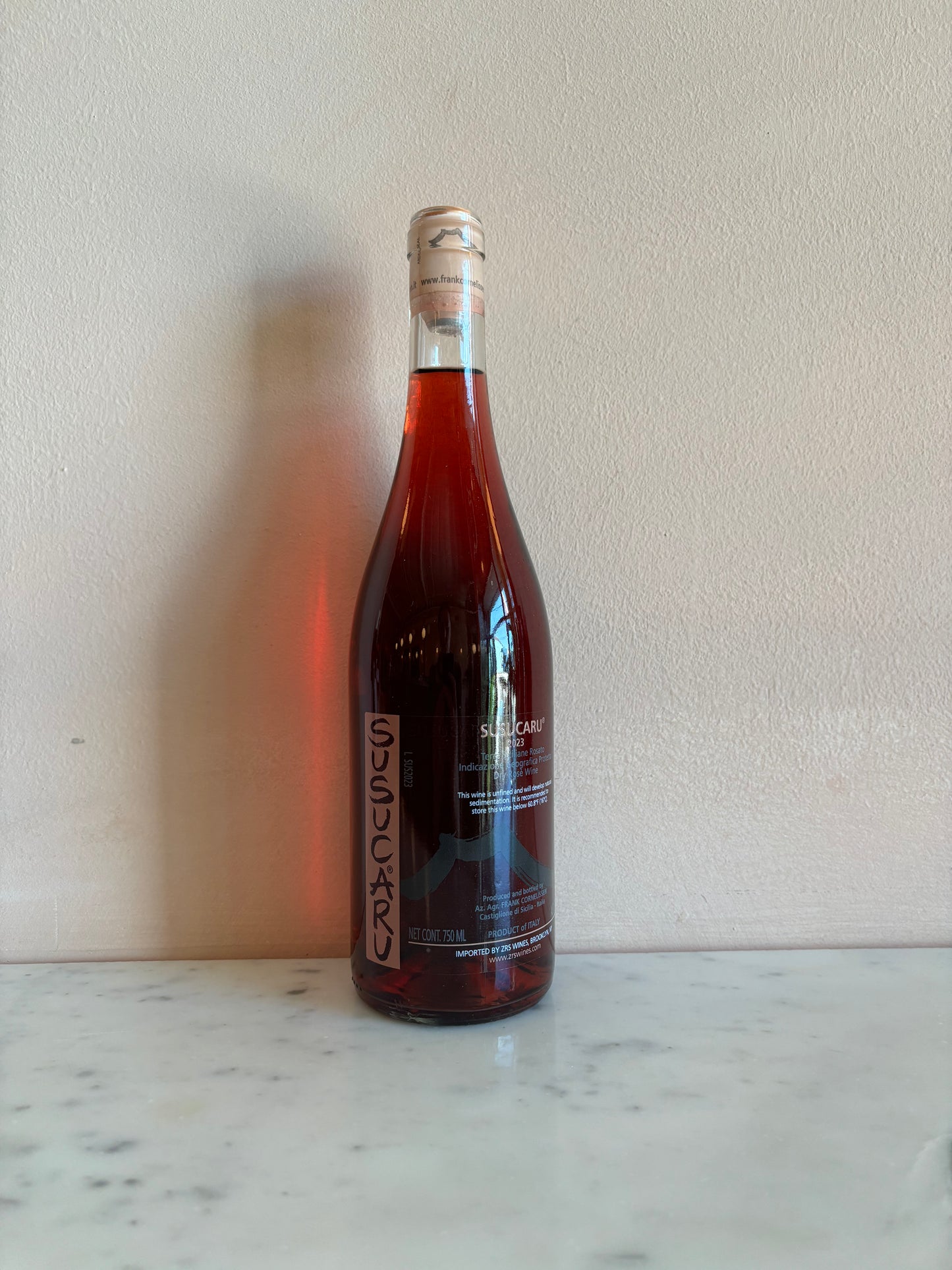 Frank Cornelissen "Susucaru Rosato" Sicily, Italy 2023