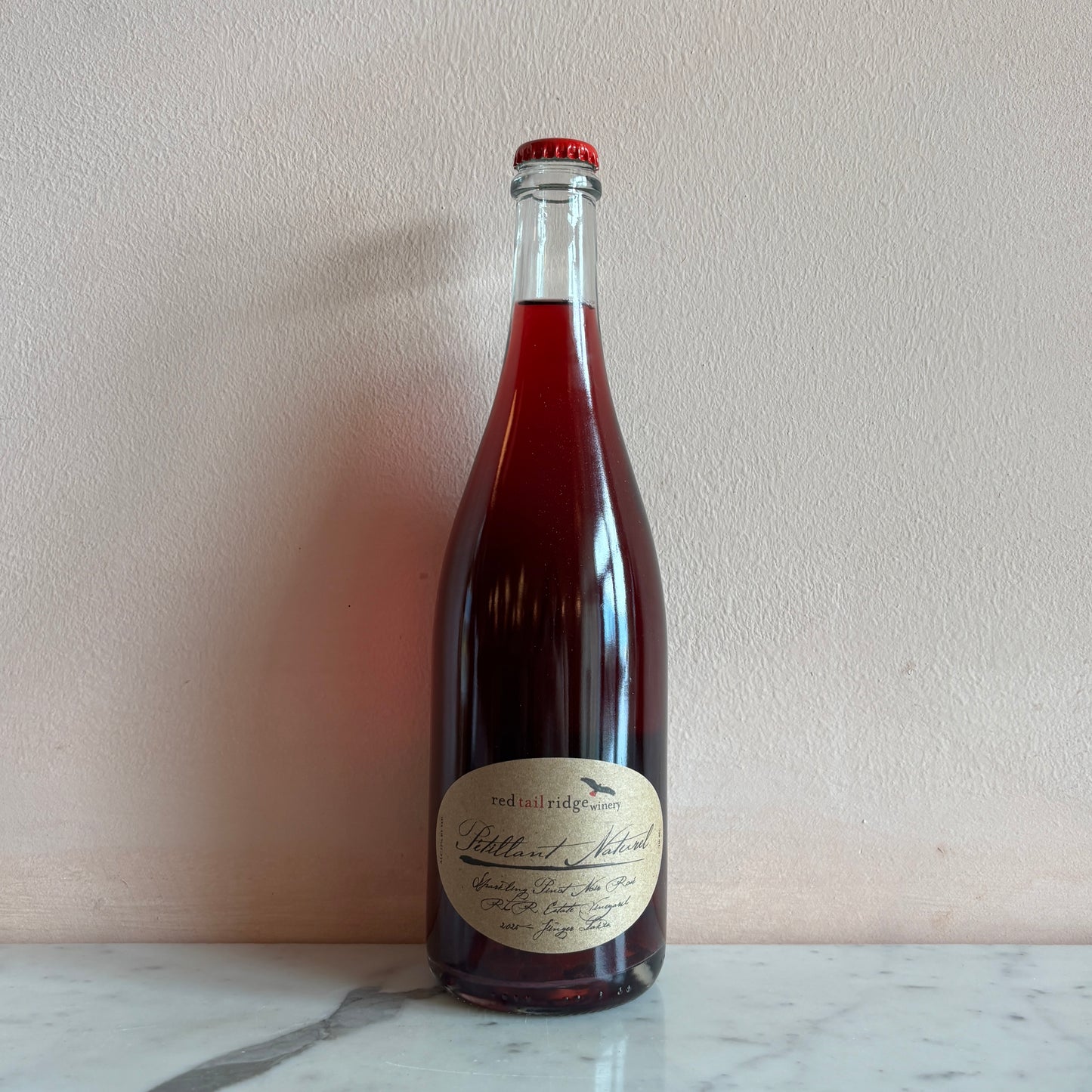 Red Tail Ridge "Pétillant Naturel" Pinot Noir Rosé, Finger Lakes, New York 2025