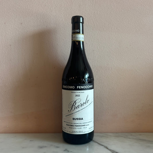Giacomo Fenocchio "Barolo Bussia" Piedmont, Italy 2022