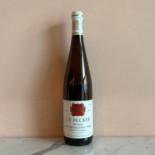 J.B. Becker "Sonnenberg" Riesling Spätlese Trocken, Rheingau, Germany 1998
