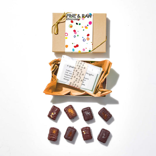 Fine & Raw Holiday 2025 Mixed Chocolate Truffle Box