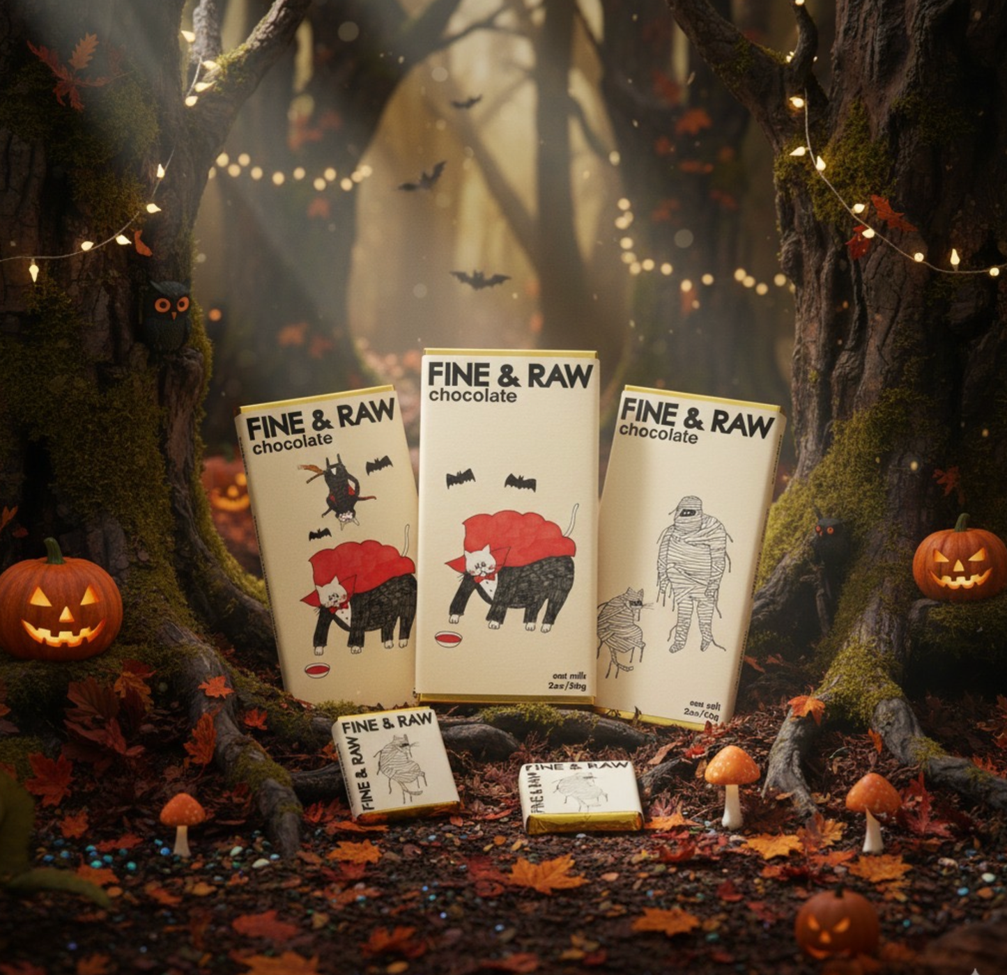 Fine & Raw Hazelnut Chunkette Chocolate Halloween 2025