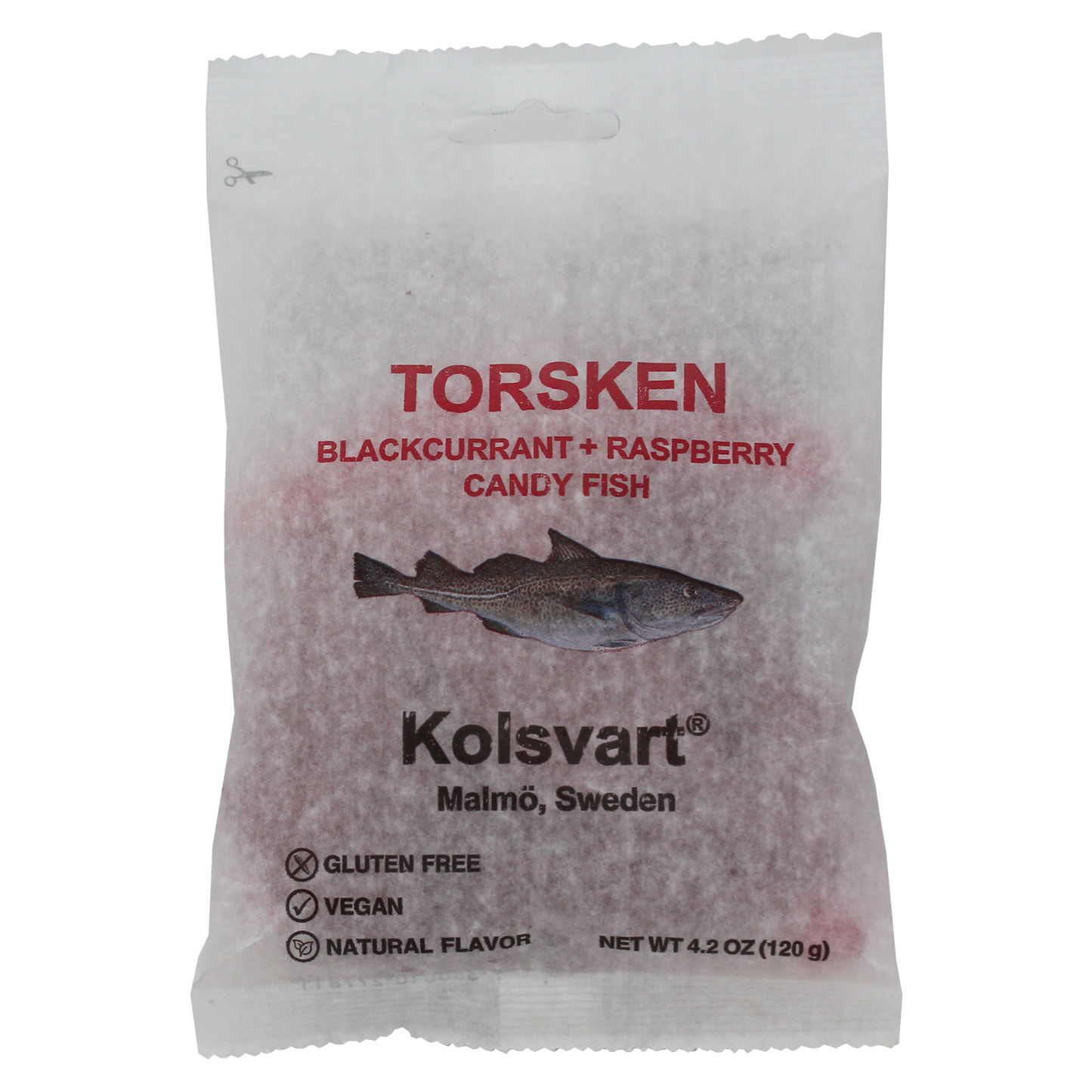 Kolsvart Raspberry and Blackcurrant Swedish Fish