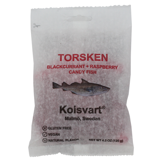 Kolsvart Raspberry and Blackcurrant Swedish Fish